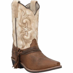 Dan Post Children's Lil' Myra Brown Square Toe Boots DPC3911