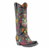 Old Gringo Women's Klak Skull Black Multicolor Cowgirl Boot L1300-1