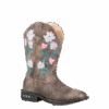 Roper Toddlers Dazzle Light Up Floral Leather Western Boots 09-017-1203-2761