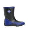 Muck Boot Company Muck Children's Forager Kids Black & Blue Rubber Boots FRK-002-BLK