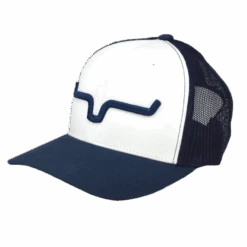 Kimes Ranch® Men's Weekly Navy & White Trucker Cap WEEK-NAVY
