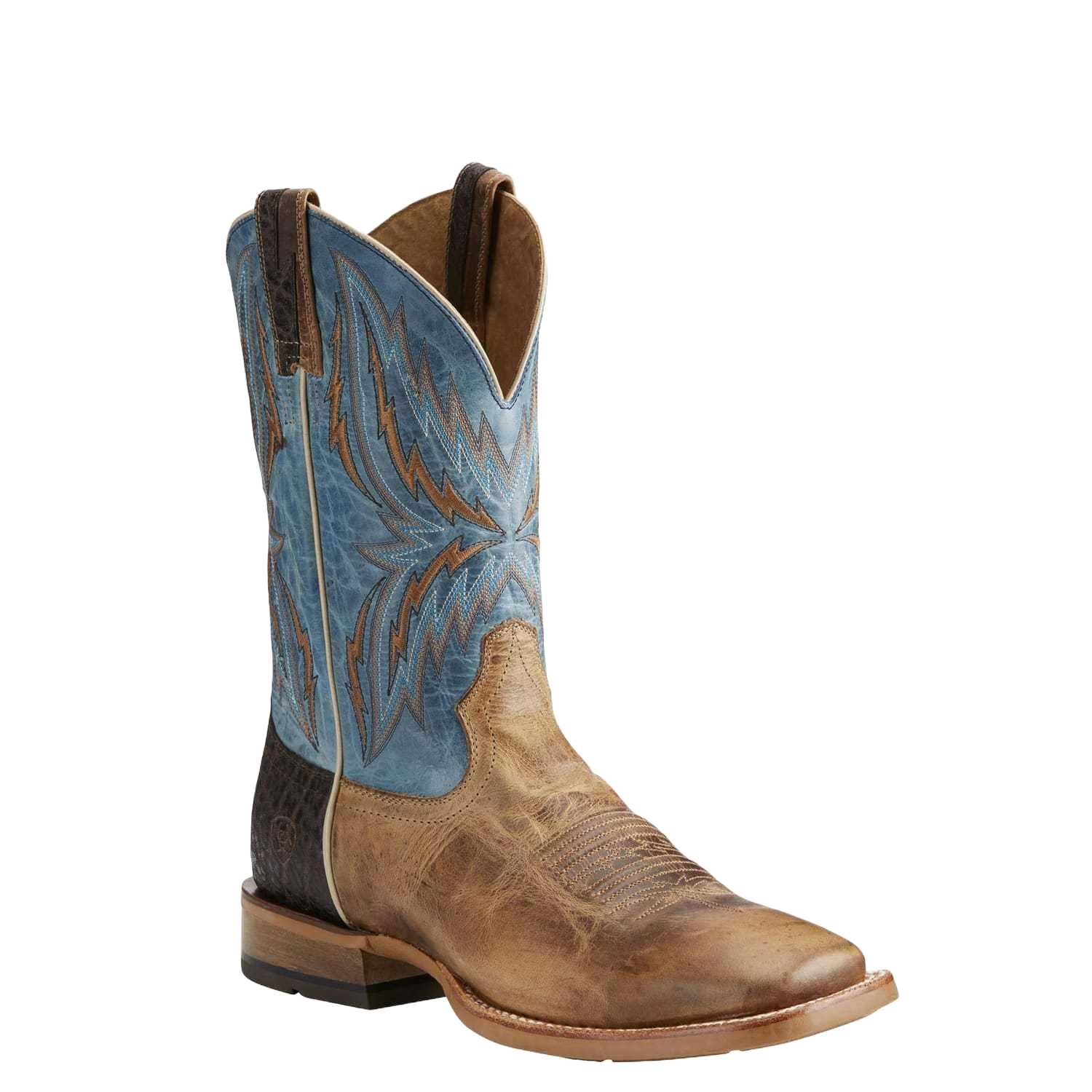 Ariat® Men's Arena Rebound Dusted Wheat & Heritage Blue Boots 10021679 1 Ariat® Men's Arena Rebound Dusted Wheat & Heritage Blue Boots 10021679