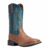 Ariat® Men's Valor Ultra Dark Tan & Rocky Blue Boots 10034080