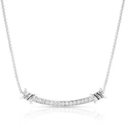 Montana Silversmiths® Tied Up Crystal Barbedwire Necklace NC5374