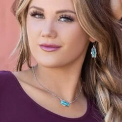 Montana Silversmiths® Looking Glass Turquoise Necklace NC5379 -Western Cowboy Equipment Store NC5379 mod f27a95d0 3b5d 4b2d be2e 67e962bf1ab8