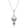 Montana Silversmiths® Western Zen Crystal Turquoise Necklace NC5386