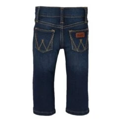 Wrangler Baby Boy Dark Blue Western Bootcut Blue Jeans PQJ136D