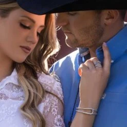 Montana Silversmiths® In Step Crystal Open Ring RG5356 -Western Cowboy Equipment Store RG5356 mod