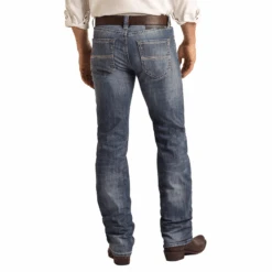 Rock & Roll Men's Revolver Reflex Medium Wash Jeans RRMD1RRZSI
