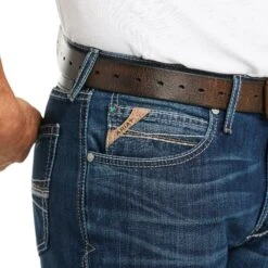 Ariat® Men's M4 Bragg Ford Relaxed Stretch Boot Cut Jeans 10034630 -Western Cowboy Equipment Store S21 MNS WEST 10034630 detail01
