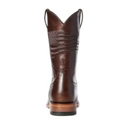 Ariat Men's Circuit Patriot Bar Top Brown Square Toe Boots 10036001 -Western Cowboy Equipment Store S21 MNS WEST 10036001 heel