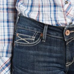 Ariat Ladies Esther Arrow Fit Mid Rise Boot But Jeans 10034662 -Western Cowboy Equipment Store S21 WMS WEST 10034662 detail02