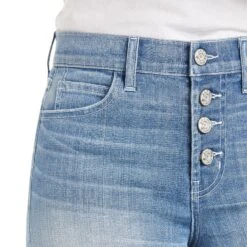 Ariat® Ladies Boyfriend Rita 3" Tennessee Blue Jean Shorts 10035695 -Western Cowboy Equipment Store S21 WMS WEST 10035695 detail02