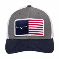 Kimes Ranch® Unisex American Trucker Charcoal Hat S22-012003 5 Kimes Ranch® Unisex American Trucker Charcoal Hat S22-012003 -Western Cowboy Equipment Store S22 012003