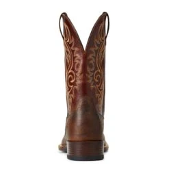 Ariat Men's Lasco Ultra Bar Top Brown Square Toe Boots 10040278 -Western Cowboy Equipment Store S22 MNS WEST 10040278 heel