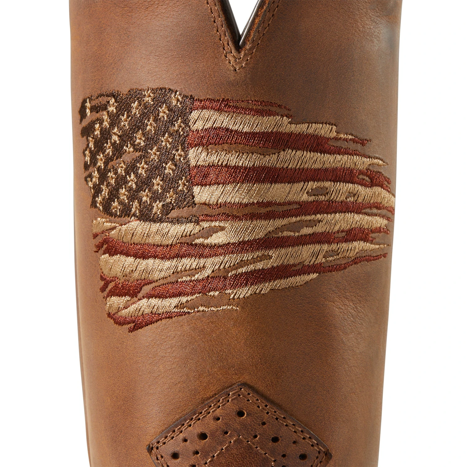 Ariat Men's Roughstock Patriot Distressed Brown Square Toe Boots 10040348 6 Ariat Men's Roughstock Patriot Distressed Brown Square Toe Boots 10040348 - Image 6