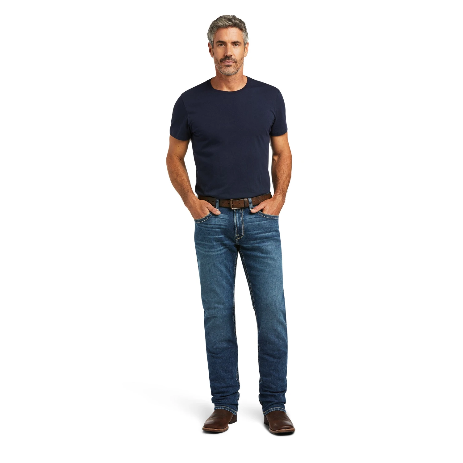 Ariat® Men's M4 Relaxed Claudio Walden Straight Leg Jeans 10040743 6 Ariat® Men's M4 Relaxed Claudio Walden Straight Leg Jeans 10040743 - Image 6
