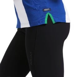 Ariat® Ladies Taryn Polo Mazarine Blue Short Sleeve Shirt 10039377 -Western Cowboy Equipment Store S22 WMS ENGL 10039377 detail02