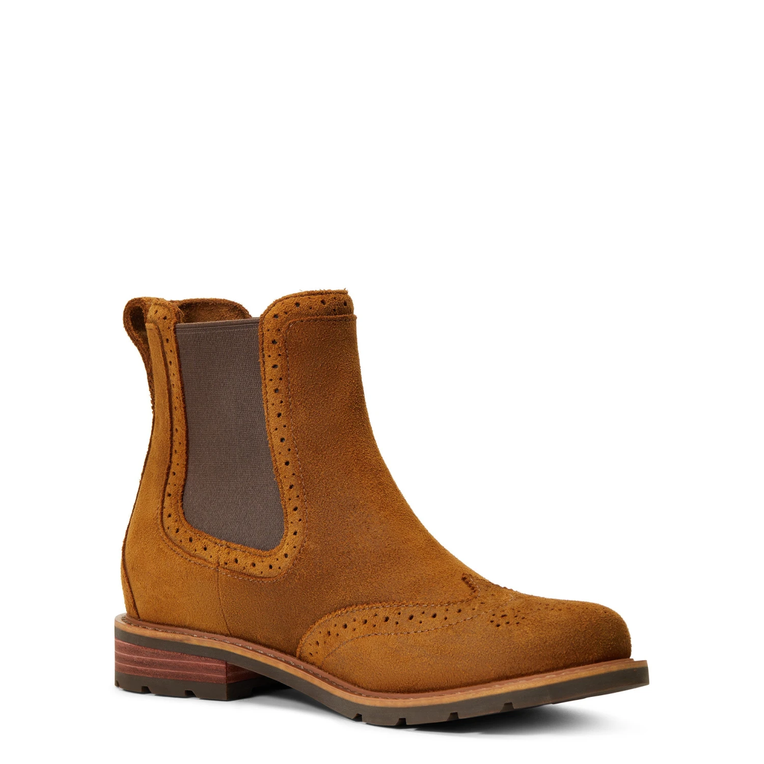 Ariat Ladies Wexford Brogue Waterproof Honey Brown Booties 10040384 5 Ariat Ladies Wexford Brogue Waterproof Honey Brown Booties 10040384 - Image 5