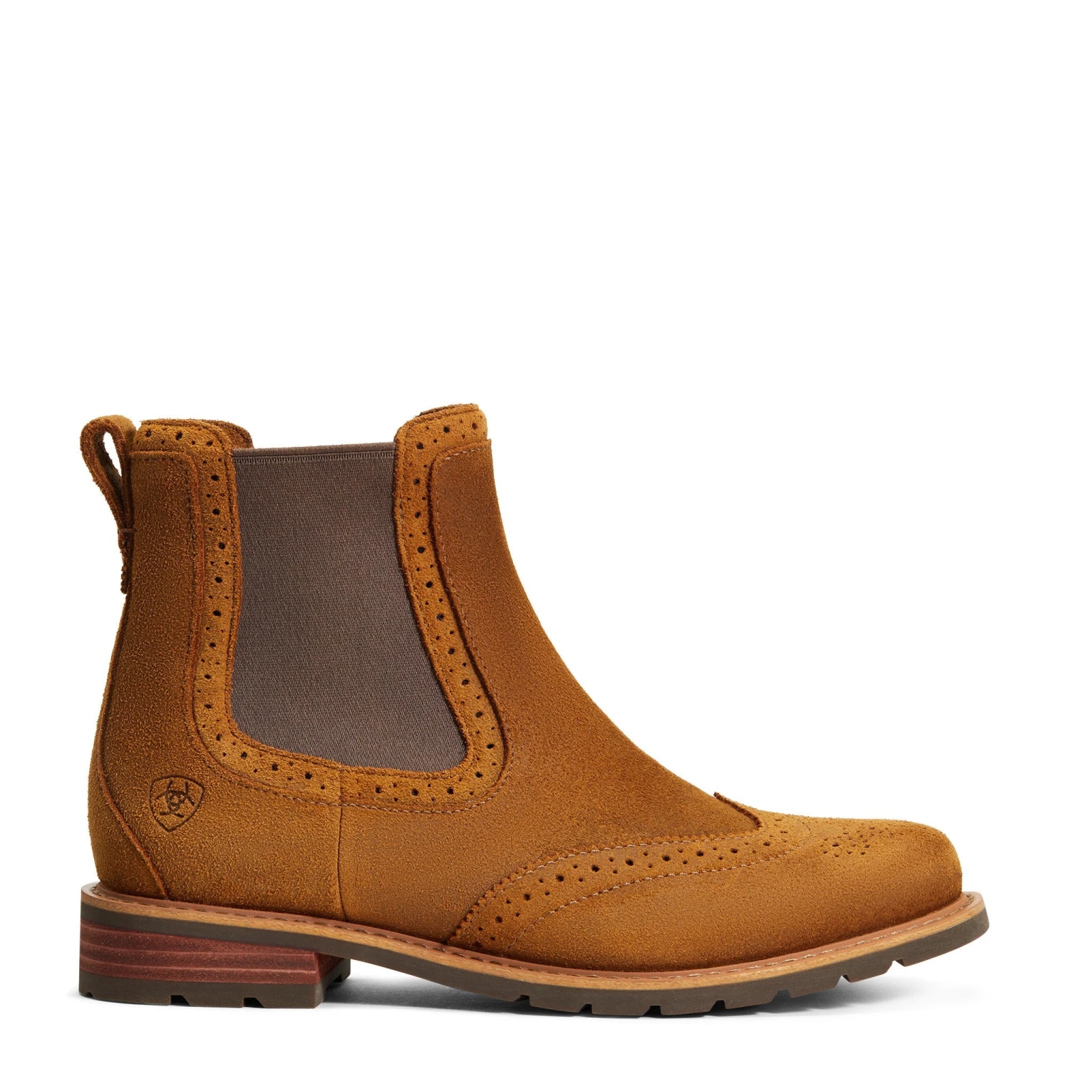 Ariat Ladies Wexford Brogue Waterproof Honey Brown Booties 10040384 3 Ariat Ladies Wexford Brogue Waterproof Honey Brown Booties 10040384 - Image 3