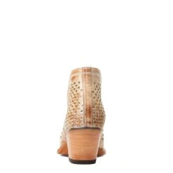 Ariat® Ladies Dixon Studs Old West Tan Snip Toe Booties 10038382 9 Ariat® Ladies Dixon Studs Old West Tan Snip Toe Booties 10038382 -Western Cowboy Equipment Store S22 WMS WEST 10038382 heel