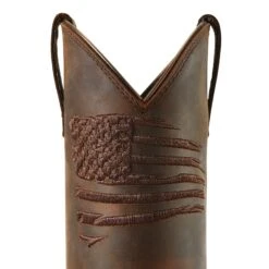 Ariat® Ladies Anthem Patriot Distressed Brown Square Toe Boots 10040271 -Western Cowboy Equipment Store S22 WMS WEST 10040271 detail01 0454e89a 0875 4209 bac3 7512c713a7cd