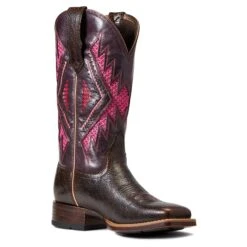 Ariat Ladies Sienna VentTEK 360 Dark Brown Western Boots 10040378 -Western Cowboy Equipment Store S22 WMS WEST 10040378 medial