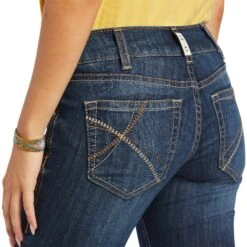 Ariat Ladies Vicky R.E.A.L™ Denim Boot Cut Jeans 10040798 -Western Cowboy Equipment Store S22 WMS WEST 10040798 detail02