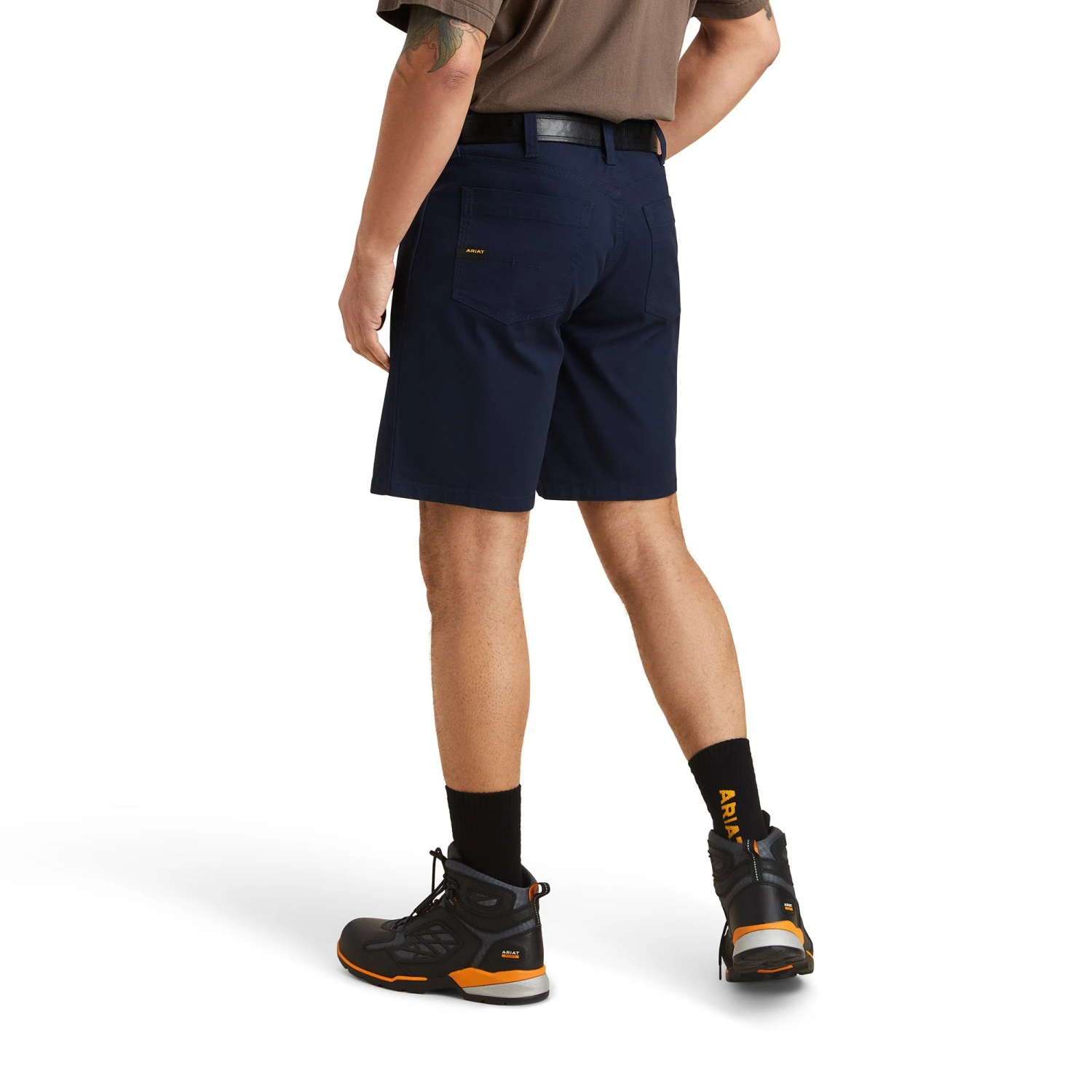 Ariat® Men's Rebar DuraStretch™ Made Tough Navy Shorts 10043172 2 Ariat® Men's Rebar DuraStretch™ Made Tough Navy Shorts 10043172 - Image 2