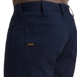 Ariat® Men's Rebar DuraStretch™ Made Tough Navy Shorts 10043172 10 Ariat® Men's Rebar DuraStretch™ Made Tough Navy Shorts 10043172 -Western Cowboy Equipment Store S23 MNS WORK 10043172 detail02