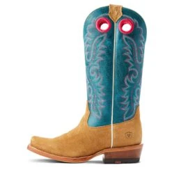 Ariat® Ladies Futurity Boon Buckskin Roughout Western Boots 10044403 11 Ariat® Ladies Futurity Boon Buckskin Roughout Western Boots 10044403 -Western Cowboy Equipment Store S23 WMS WEST 10044403 side