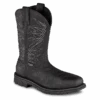 Irish Setter By Red Wing Marshall Black H20 Steel Toe Work Boots 83956