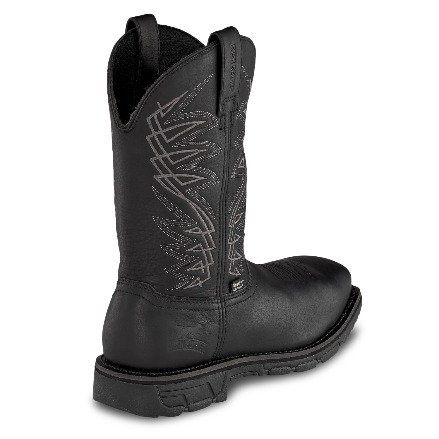 Irish Setter By Red Wing Marshall Black H20 Steel Toe Work Boots 83956 4 Irish Setter By Red Wing Marshall Black H20 Steel Toe Work Boots 83956 - Image 4