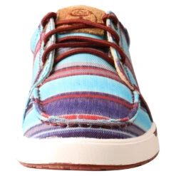 Twisted X Ladies Hooey Loper Blue Serape Print Lace-Up Shoes WHYC023 -Western Cowboy Equipment Store WHYC023 05