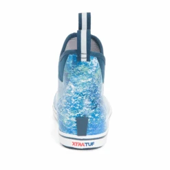 XTRATUF® Men's Mossy Oak 6" Inch Blue Ankle Deck Boots XMABMOC -Western Cowboy Equipment Store XMABMOCc