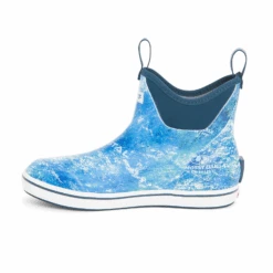 XTRATUF® Men's Mossy Oak 6" Inch Blue Ankle Deck Boots XMABMOC -Western Cowboy Equipment Store XMABMOCd