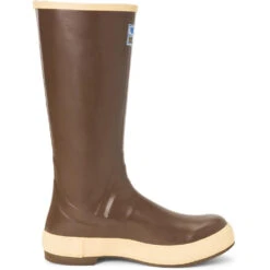 XTRATUF Men's Legacy Mossy Oak™ Bottomland Brown Rubber Boots XML-MOB -Western Cowboy Equipment Store XML MOB 1v