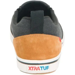 XTRATUF Men's Sharkbyte Canvas Black Deck Shoes XSB-001 -Western Cowboy Equipment Store XSB001 4 EXTRALARGE