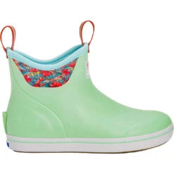 XTRATUF Ladies Ankle Deck Fishewear Seafoam Green Boots XWAB-3BB -Western Cowboy Equipment Store XWAB3BB 8 EXTRALARGE