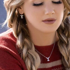 Montana Silversmiths Ladies Yellowstone At Night Crystal Necklace YELNC5370 -Western Cowboy Equipment Store YELNC5370 mod