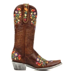 Old Gringo Sora 13" Multicolor Floral Embroidery Boots - Brass L841-3 -Western Cowboy Equipment Store a2 min 93ee13ab eef6 4a5f 98d0 042c09e4d3fd