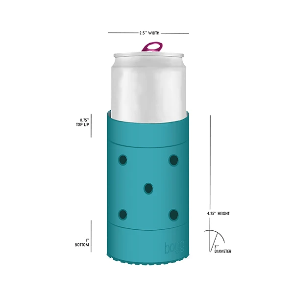 Bogg Bag Boozie Slim Turquoise Koozie BBS-TUR 1 Bogg Bag Boozie Slim Turquoise Koozie BBS-TUR