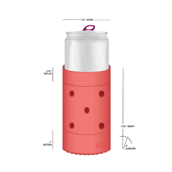 Bogg Bag Boozie Slim Coral Koozie BBS-COR 1 Bogg Bag Boozie Slim Coral Koozie BBS-COR