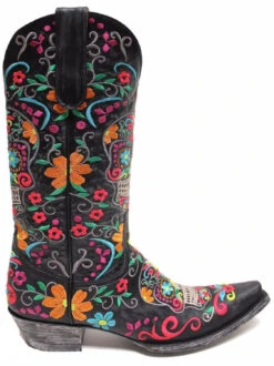 Old Gringo Women's Klak Skull Black Multicolor Cowgirl Boot L1300-1 -Western Cowboy Equipment Store dd9008 1 dd7292f4 dd10 4259 859d 2a492bb90e9c