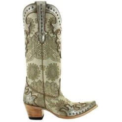 Double D Ranch By Old Gringo Ladies Something New Bone Boots DDL076-1 6 Double D Ranch By Old Gringo Ladies Something New Bone Boots DDL076-1 -Western Cowboy Equipment Store ddl076 1 r
