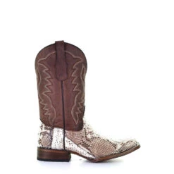 Circle G By Corral Men's Python And Brown Square Toe Boots L5740 7 Circle G By Corral Men's Python And Brown Square Toe Boots L5740 -Western Cowboy Equipment Store e67d48e9bd65984345cb08ae3ca8b63d