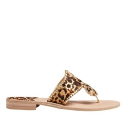 Jack Rogers Ladies Haircalf Leopard Flat Sandals 141211JK01 -Western Cowboy Equipment Store jacks 4
