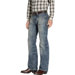 Rock & Roll Denim Men's Pistol Straight Leg Jeans M1P9263 -Western Cowboy Equipment Store m1p9263 2