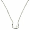Montana Silversmiths Small Horseshoe With Crystal Necklace NC61132