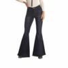 Rock & Roll Denim® Ladies Dark Vintage Bell Bottom Jeans RRWD7PR0FZ